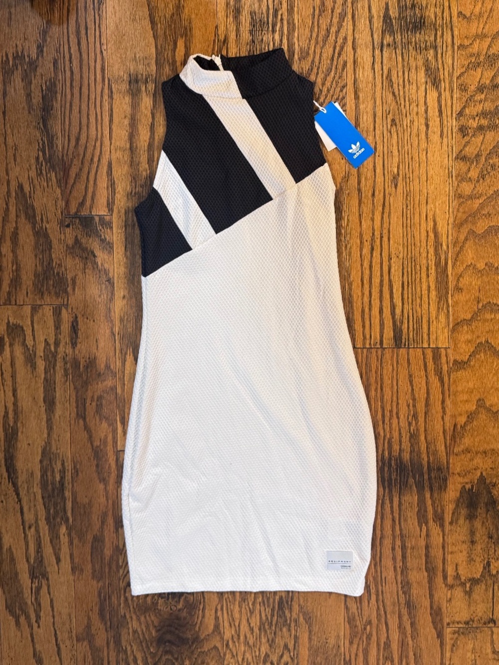 Women's Adidas NEW NWT Adidas Mesh Black White Tennis Style Dress